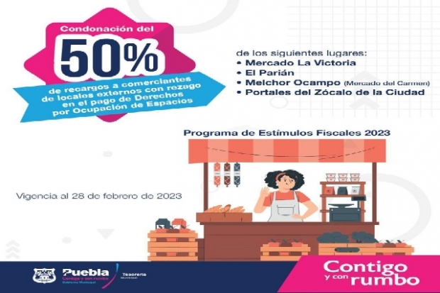 Ayuntamiento de Puebla invita a aprovechar estímulos Fiscales 2023