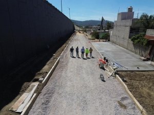 Avanza Gobierno de la Ciudad con trabajos de rehabilitaci&oacute;n vial en la colonia Santa Margarita