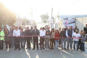 Entrega Ayuntamiento de Puebla calle nueva en Guadalupe Hidalgo