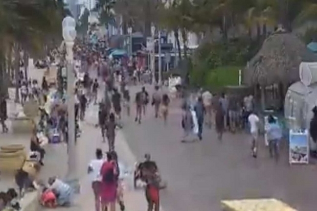 Tiroteo en Hollywood Beach, Florida, deja lesionados