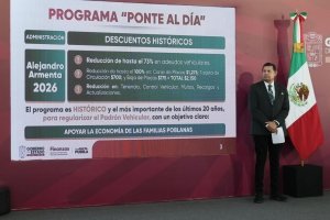 Programa "Ponte al D&iacute;a" ofrece descuentos hist&oacute;ricos para regularizar veh&iacute;culos en Puebla
