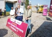 Arranca Pepe Chedraui trabajos de pavimentaci&oacute;n en la Junta Auxiliar de San Jer&oacute;nimo Caleras