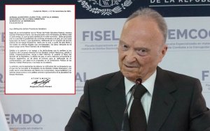 Esta es la carta de renuncia de Gertz Manero; ser&aacute; embajador 'en un pa&iacute;s amigo'