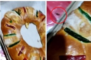 ¡Ojo! Familia exhibe rosca de la panadería “La Flor de Puebla” con cucarachas