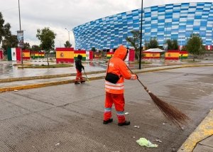 Gobierno de Pepe Chedraui mantiene limpios los alrededores del Estadio Cuauht&eacute;moc tras evento deportivo