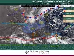 Lluvias puntuales muy fuertes en Nuevo Le&oacute;n, Tamaulipas, Oaxaca y Chiapas