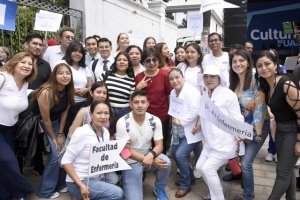 Rectora da la bienvenida a estudiantes de nuevo ingreso del Área de la Salud y de la Preparatoria Urbana Enrique Cabrera Barroso