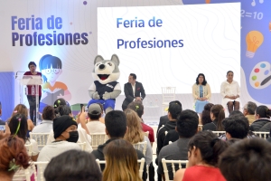 Inaugura la Rectora María Lilia Cedillo Ramírez Feria de Profesiones 2024