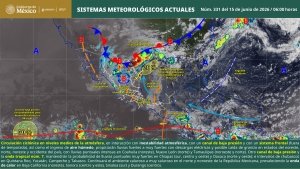 Probabilidad de lluvias intensas en el noreste del territorio nacional