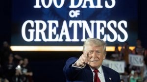 “No queremos los autos de México y Canadá”: el potente mensaje de Donald Trump por 100 días de gobierno de Estados Unidos