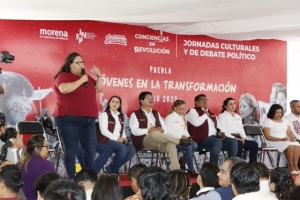 En unidad y por amor a Puebla, Morena realiza foro de las juventudes