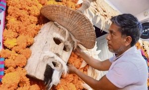 Huautla se viste de cempasúchil