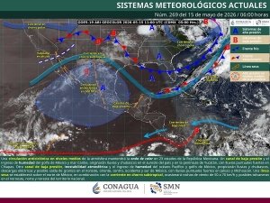 Onda de calor en gran parte del territorio mexicano, as&iacute; como lluvias fuertes en Jalisco, Michoac&aacute;n y Chiapas