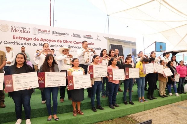 Mujeres tesoreras de Cuautempan administran casi 6 mdp en proyectos de Obra Comunitaria