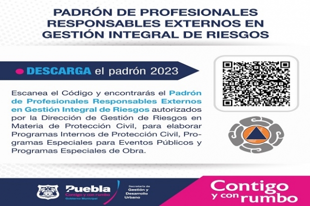 Ayuntamiento de Puebla publica padrón de registro de pregir