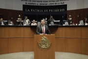 Alejandro Armenta, líder del Senado leal a AMLO