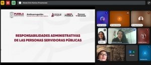 Impartió Contraloría Municipal capacitación en Materia de Responsabilidades para Contralores del Estado de Puebla