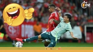 Aficionados brasileños se burlan de la victoria de México ante el Internacional de Porto Alegre