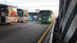 Viernes difícil: transportistas bloquean la México-Pachuca en ambos sentidos