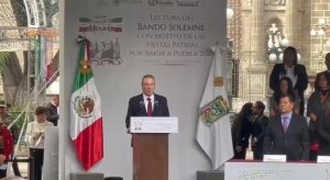 Puebla inicia festejos conmemorativos a la Independencia de M&eacute;xico