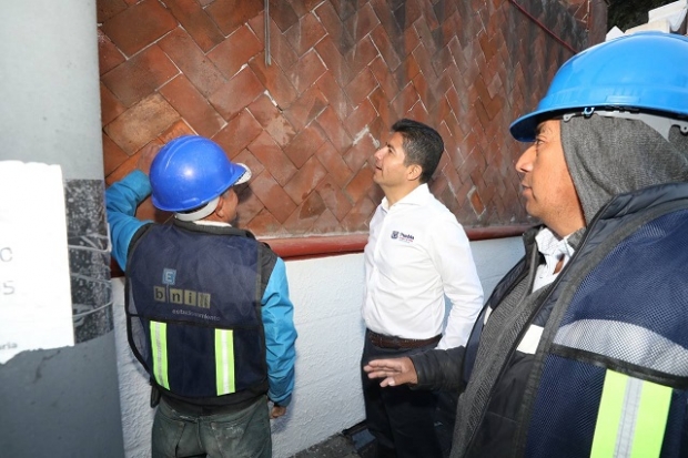 Eduardo Rivera continúa el rescate de la imagen urbana de la ciudad de Puebla