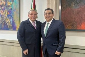 Céspedes y Adán Augusto impulsarán la 4T en Puebla