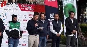 Eduardo Rivera anuncia cuadrangular internacional de Fut7 en Puebla
