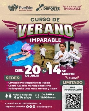 Abre Gobierno de Pepe Chedraui inscripciones para el Curso de Verano Imparable 2026