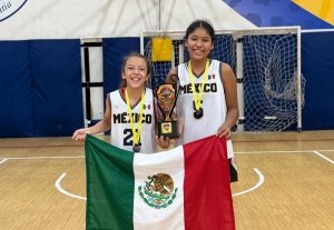 Participan poblanas en Internacional de Minib&aacute;squetbol en Costa Rica