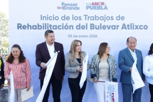 Cierra fuentes de saqueo Gobierno de Puebla con obra comunitaria y maquinar&iacute;a