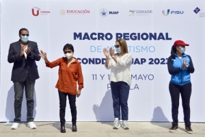 Inaugura Lilia Cedillo el Macro Regional de Atletismo CONDDE BUAP 2023