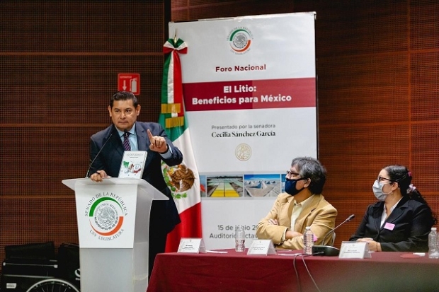 Vamos por la industrialización del litio: senador Alejandro Armenta