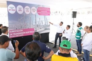 Subestaci&oacute;n el&eacute;ctrica asegura desarrollo industrial en San Jos&eacute; Chiapa: Armenta Mier