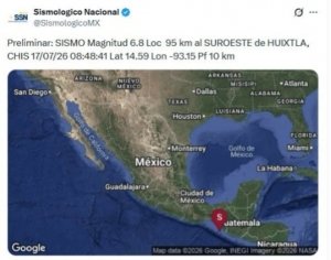 Sismo alcanza a Puebla, se mantiene sin afectaciones