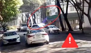 As&iacute; fue la balacera en la colonia Ju&aacute;rez: captan momento exacto de los disparos