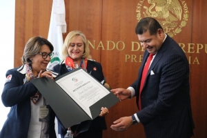 Reconoce el Senador Armenta la vocación de servicio del Voluntariado de la Cruz Roja Puebla