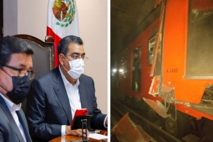 Gobierno de Puebla se solidariza con víctimas del accidente del Metro de la CDMX