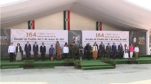 Puebla celebra el 5 de Mayo con ceremonia c&iacute;vica y unidad nacional