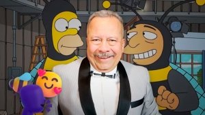Humberto V&eacute;lez, voz de Homero en espa&ntilde;ol, hace cameo en The Simpsons