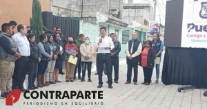 Eduardo Rivera inaugura tres calles más de las mil que entregará en su gestión