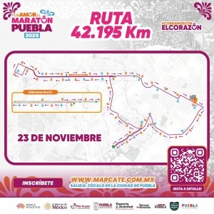 Maratón de Puebla 2025 impulsa deporte, salud e integración familiar