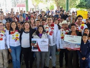 Con obras de infraestructura, Sergio Salomón mejora movilidad en Tochimilco y Acteopan