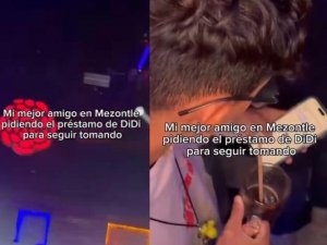 Joven es captado pidiendo un préstamo exprés en pleno antro mientras baila y acepta los términos sin pensar