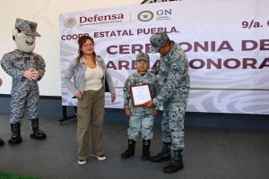Ceremonia "Guardia Honorario" coadyuva en la construcci&oacute;n de una sociedad incluyente y solidaria