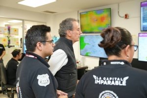 Supervisa Pepe Chedraui labores de monitoreo y alertamiento ante fen&oacute;menos de riesgo