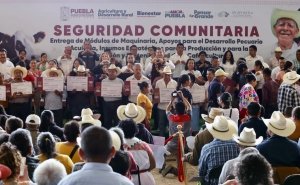 Fortalece Armenta Seguridad para el Campo en microrregión de Zacapoaxtla