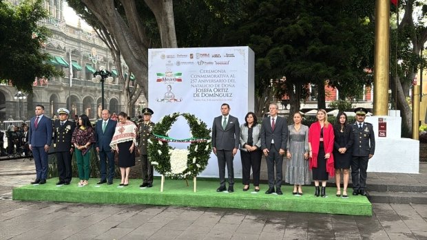 Encabeza Armenta el 257 Aniversario del Natalicio de Josefa Ortiz de Domínguez