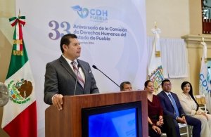En el Estado de Puebla se garantizan los derechos humanos para una vida democr&aacute;tica: Armenta Mier