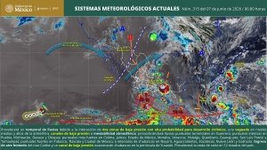 Temporal de lluvias se mantendr&aacute; en gran parte de la Rep&uacute;blica Mexicana