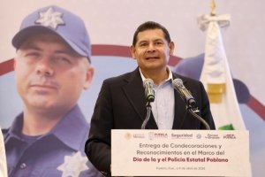 Gobierno de Puebla reconoce y dignifica valor policial